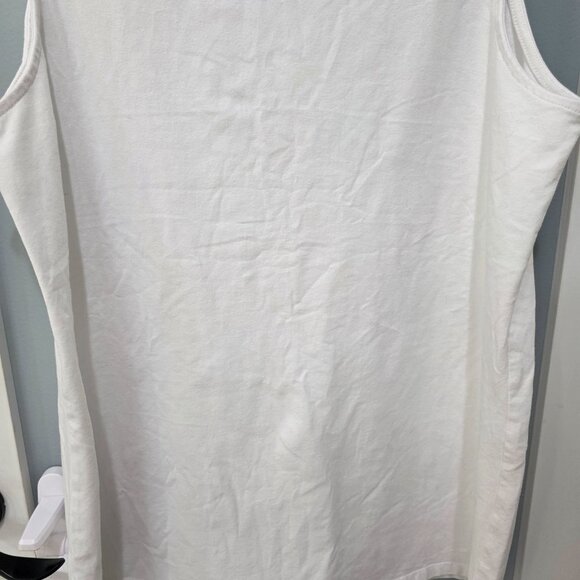 Torrid White High Neck Sleeveless Tank Top – Size 3 - Picture 9 of 11